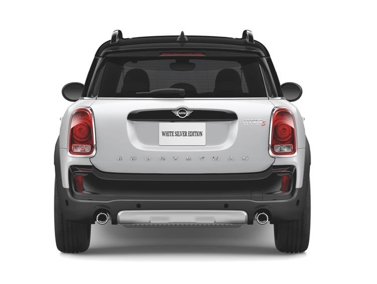 Vista trasera del Countryman Blanco Plata