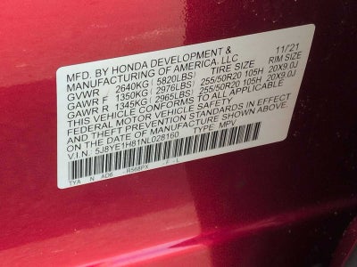 Acura MDX 2022 con paquete Advance