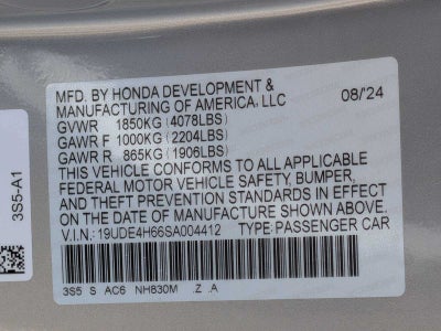 Acura Integra 2025 con paquete tecnológico A-Spec