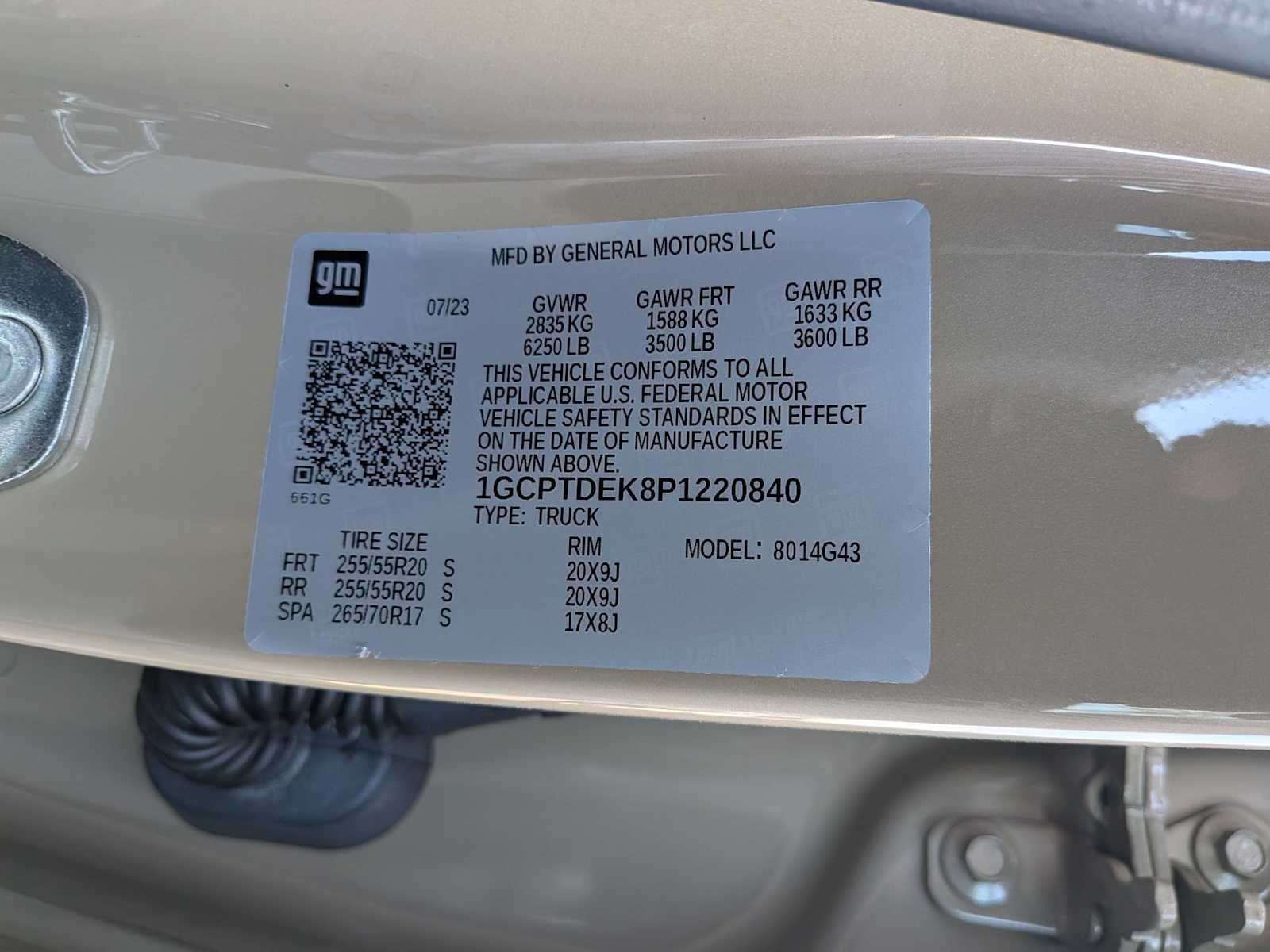 Chevrolet Colorado 4x4 Z71 2023