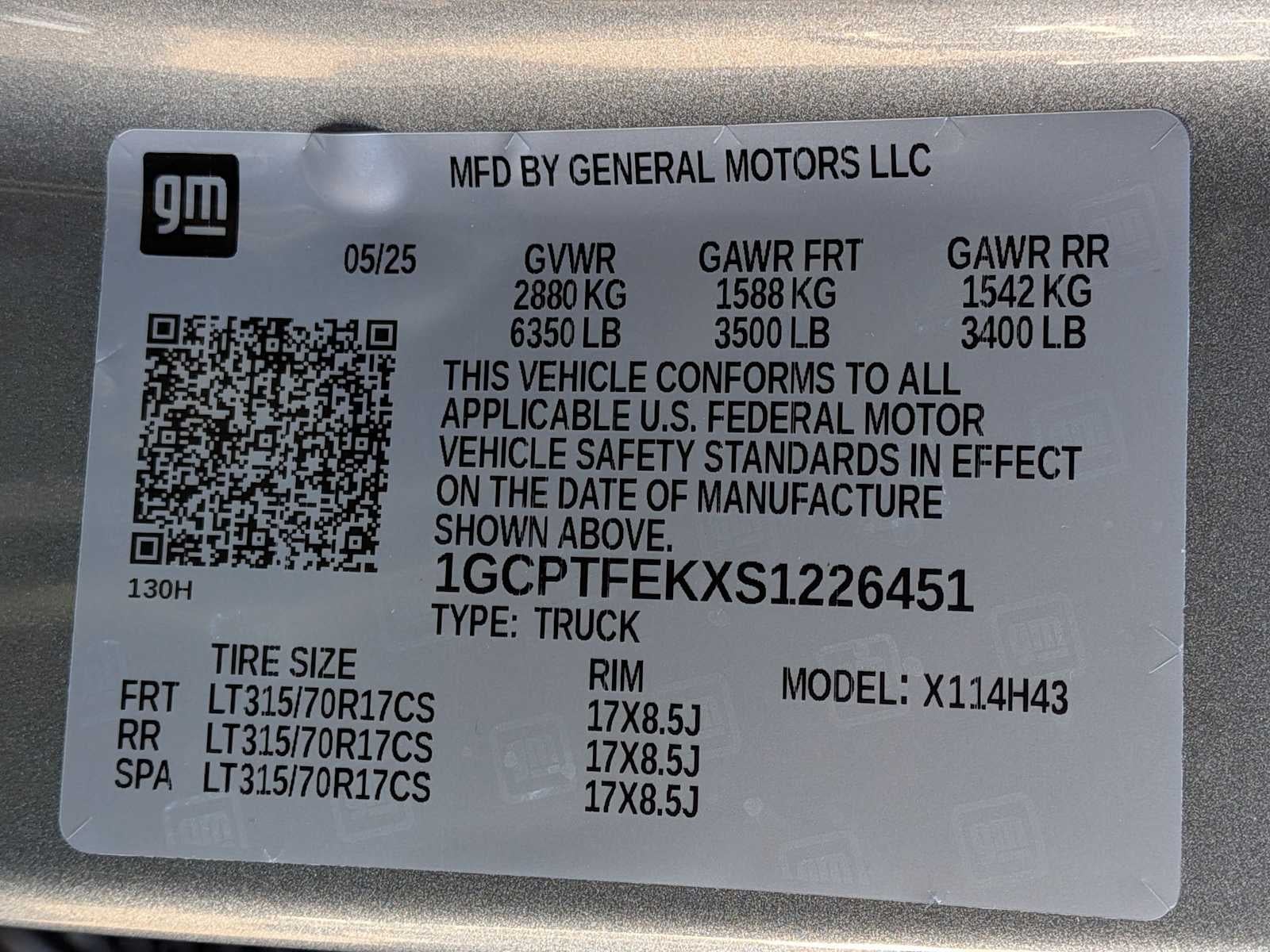 Chevrolet Colorado 4WD ZR2 2025