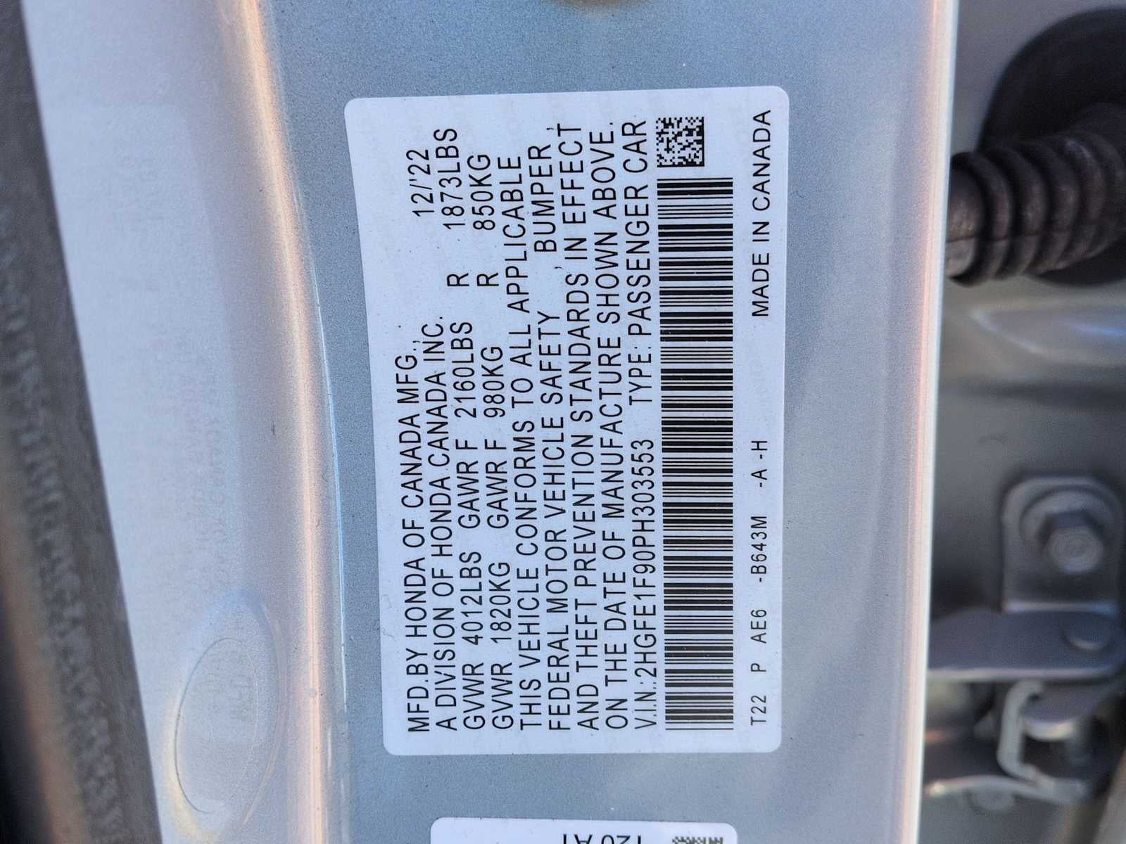 2023 Honda Civic Touring