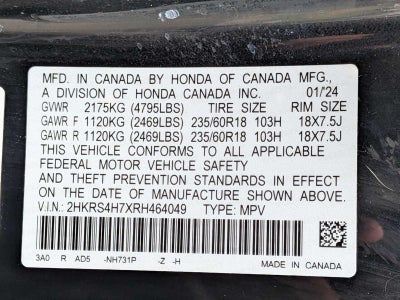 Honda CR-V EX-L 2024