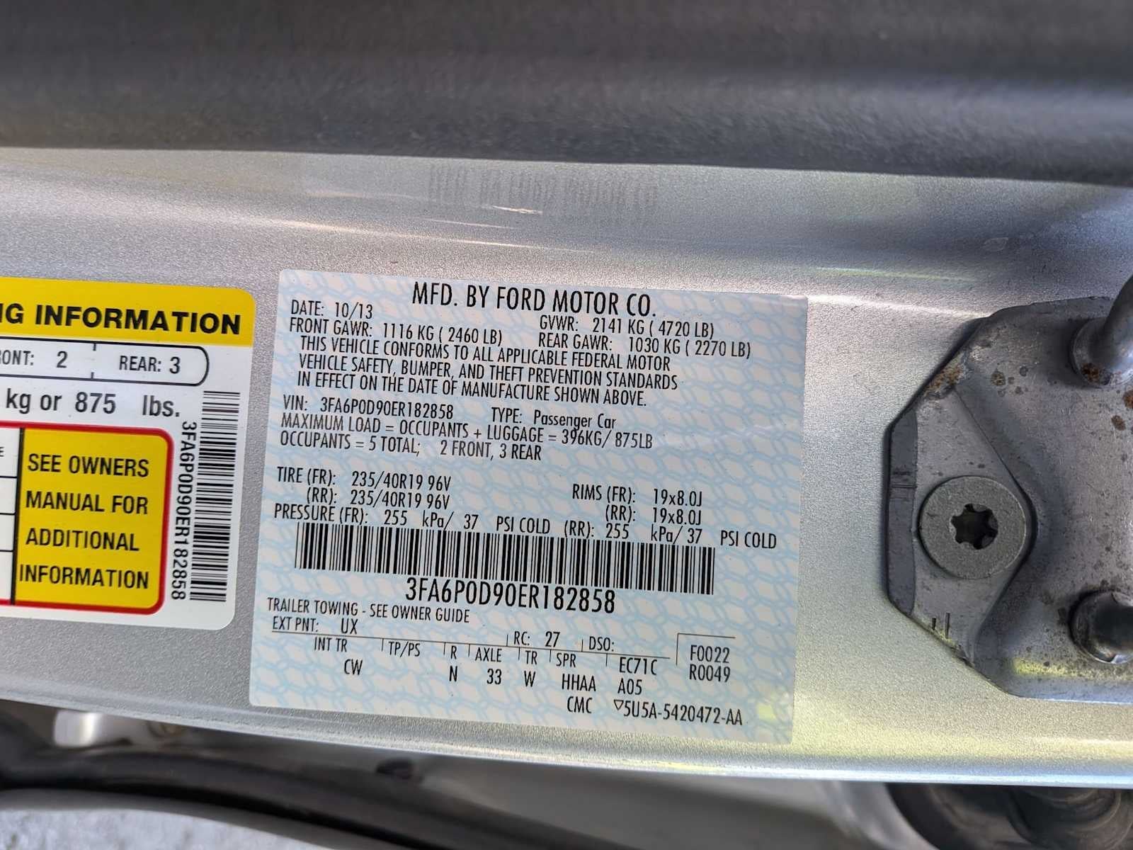 Ford Fusion Titanium 2014