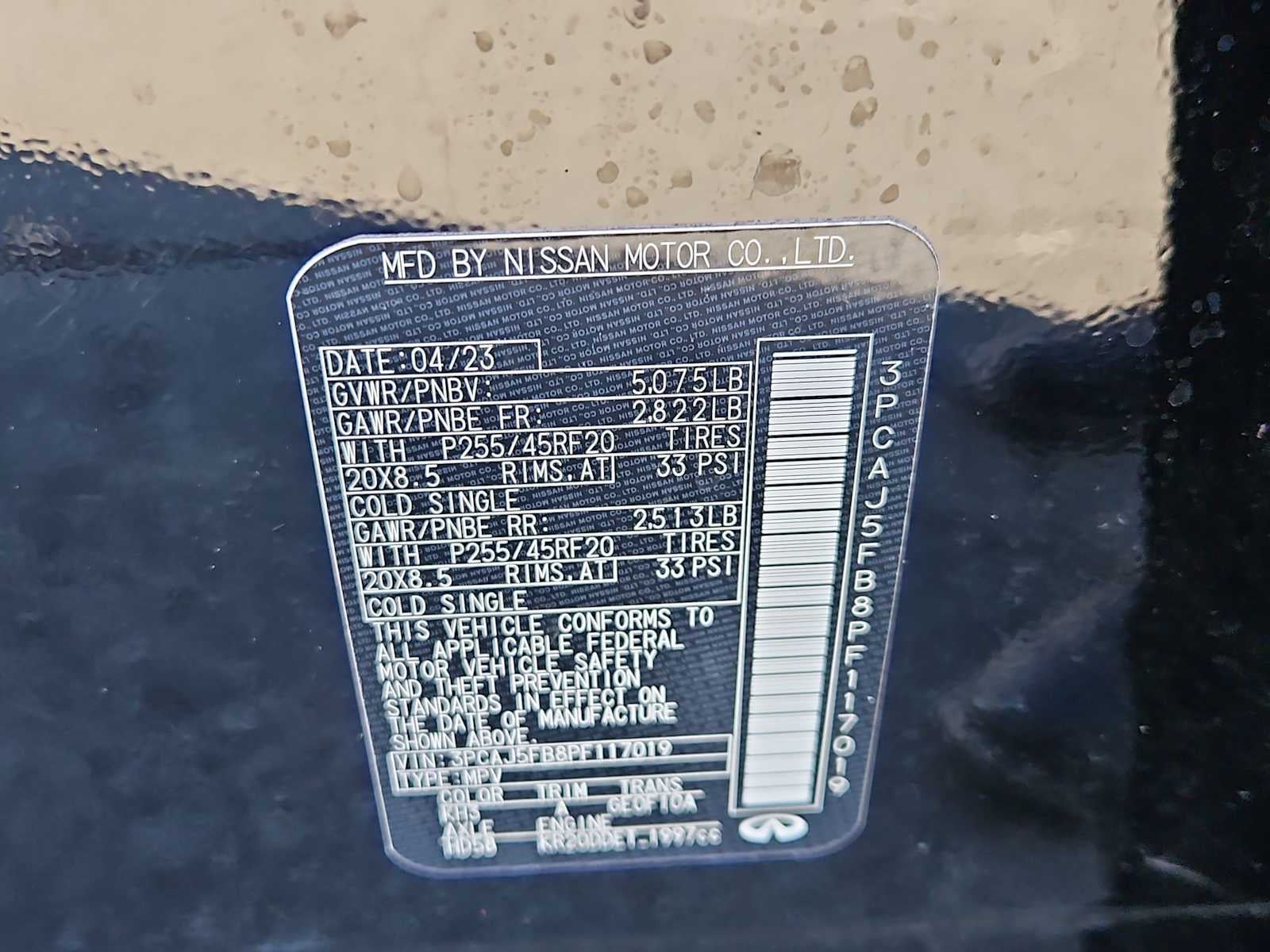 INFINITI QX50 SPORT 2023