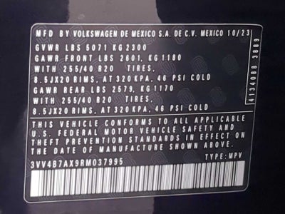 Volkswagen Tiguan SEL R-Line 2024