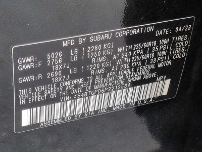 Subaru Outback Touring XT 2023