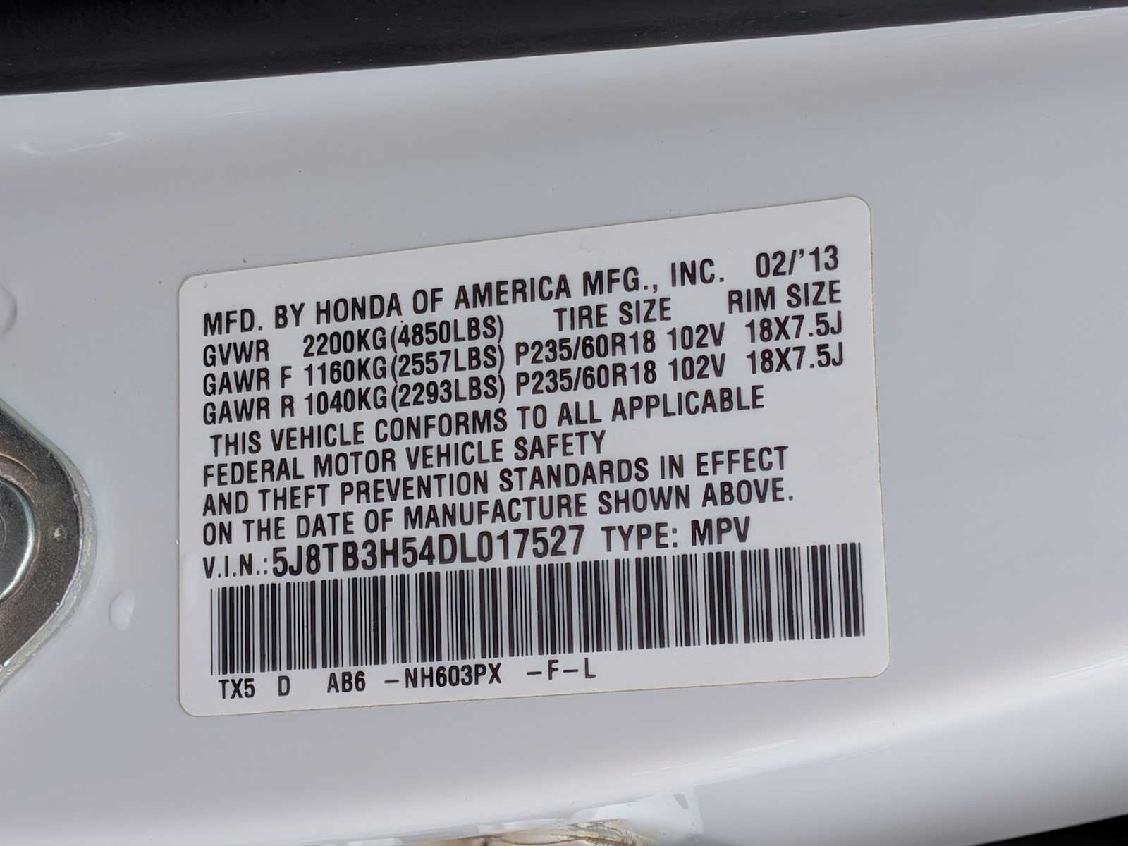 Acura RDX 2013 con paquete tecnológico