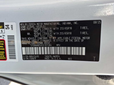 Toyota Grand Highlander XLE 2025