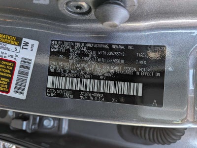 Toyota Highlander Hybrid XLE 2023