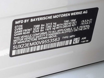 2027 BMW X7 xDrive40i