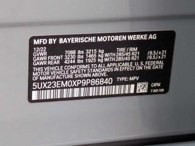 2023 BMW X7 xDrive40i