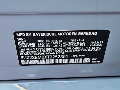 2026 BMW X7 xDrive40i