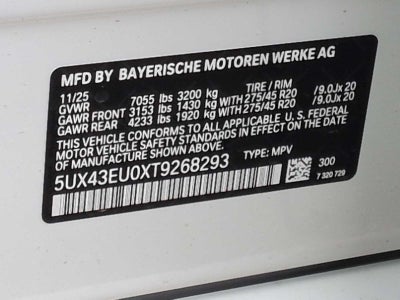 BMW X5 xDrive50e 2026