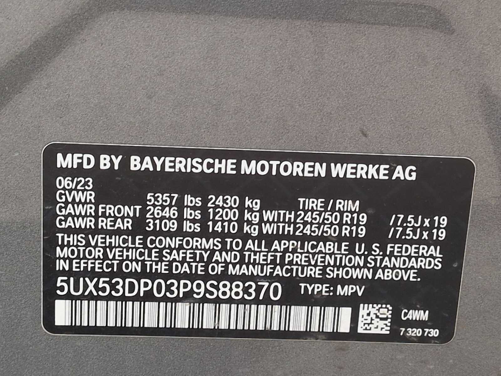 2023 BMW X3 xDrive30i