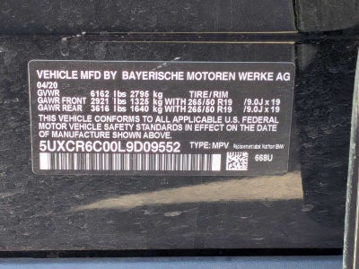 2020 BMW X5 xDrive40i