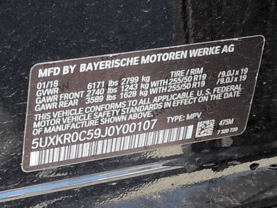 2018 BMW X5 xDrive35i
