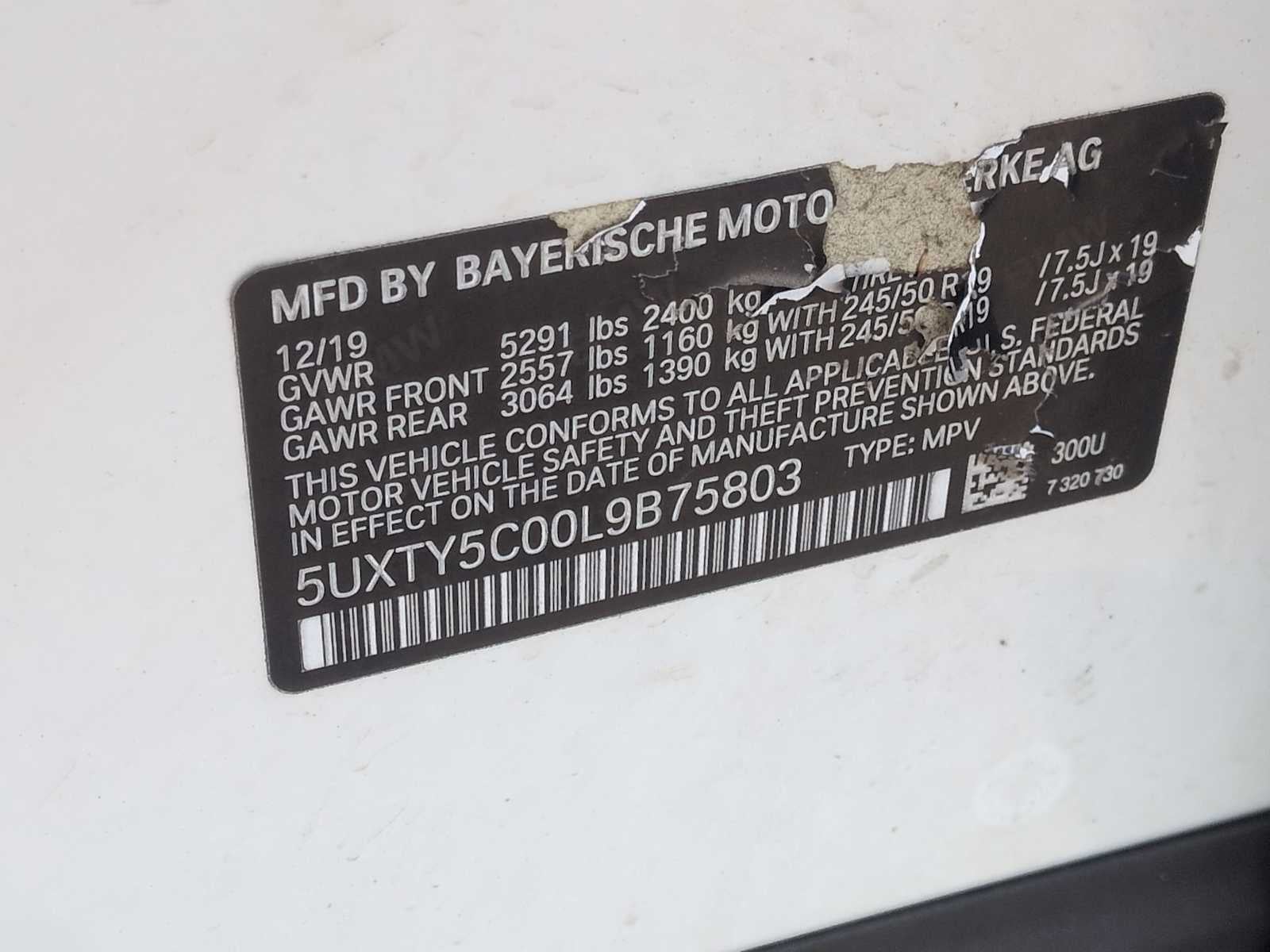 2020 BMW X3 xDrive30i