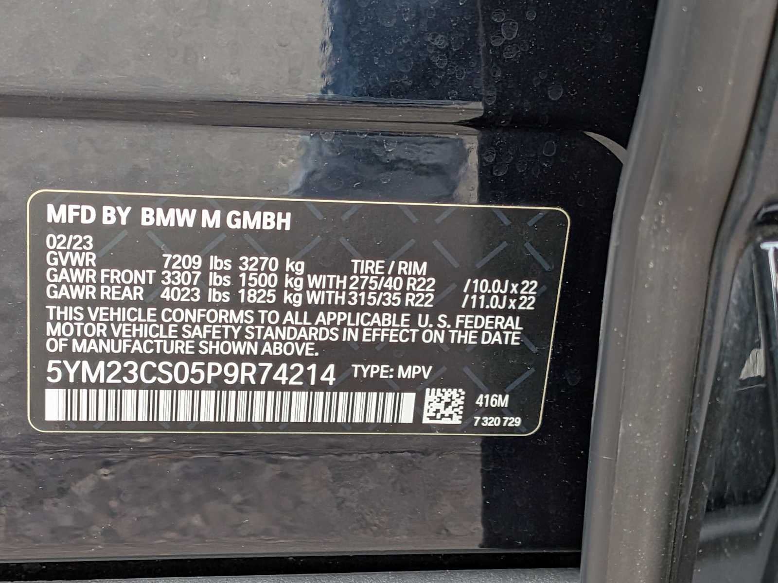 BMW XM Sports Activity Vehicle 2023