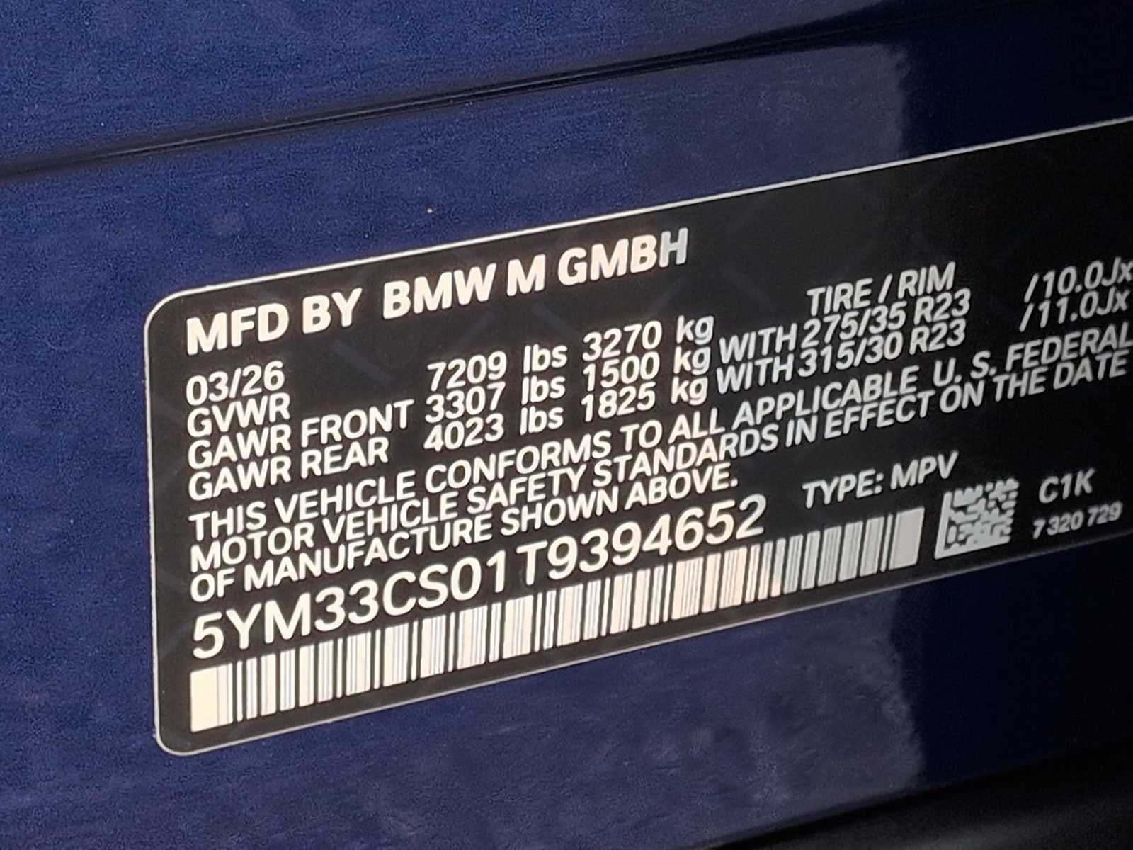 2026 BMW XM Label