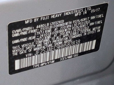 Subaru Forester Premium 2017