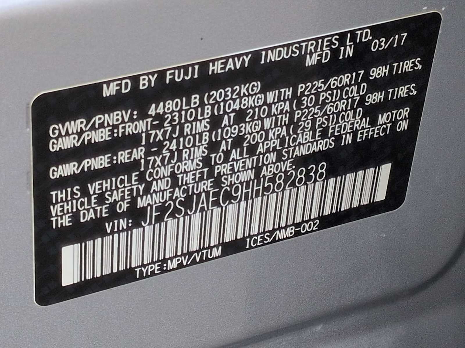 Subaru Forester Premium 2017