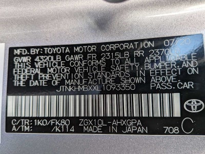 Toyota C-HR XLE 2020