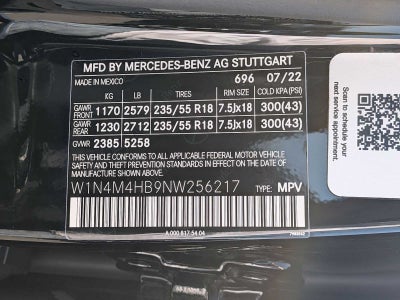 Mercedes-Benz GLB 250 2022 GLB 250