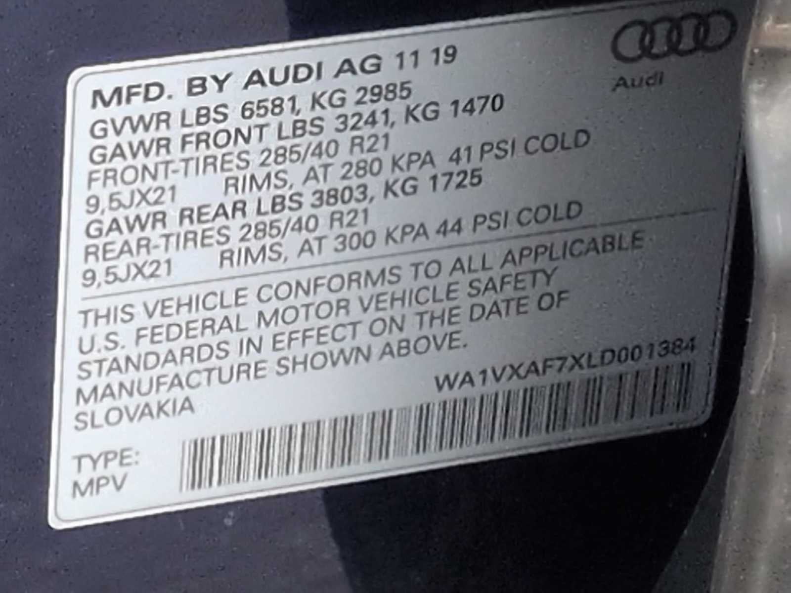 Audi Q7 Prestige 2020