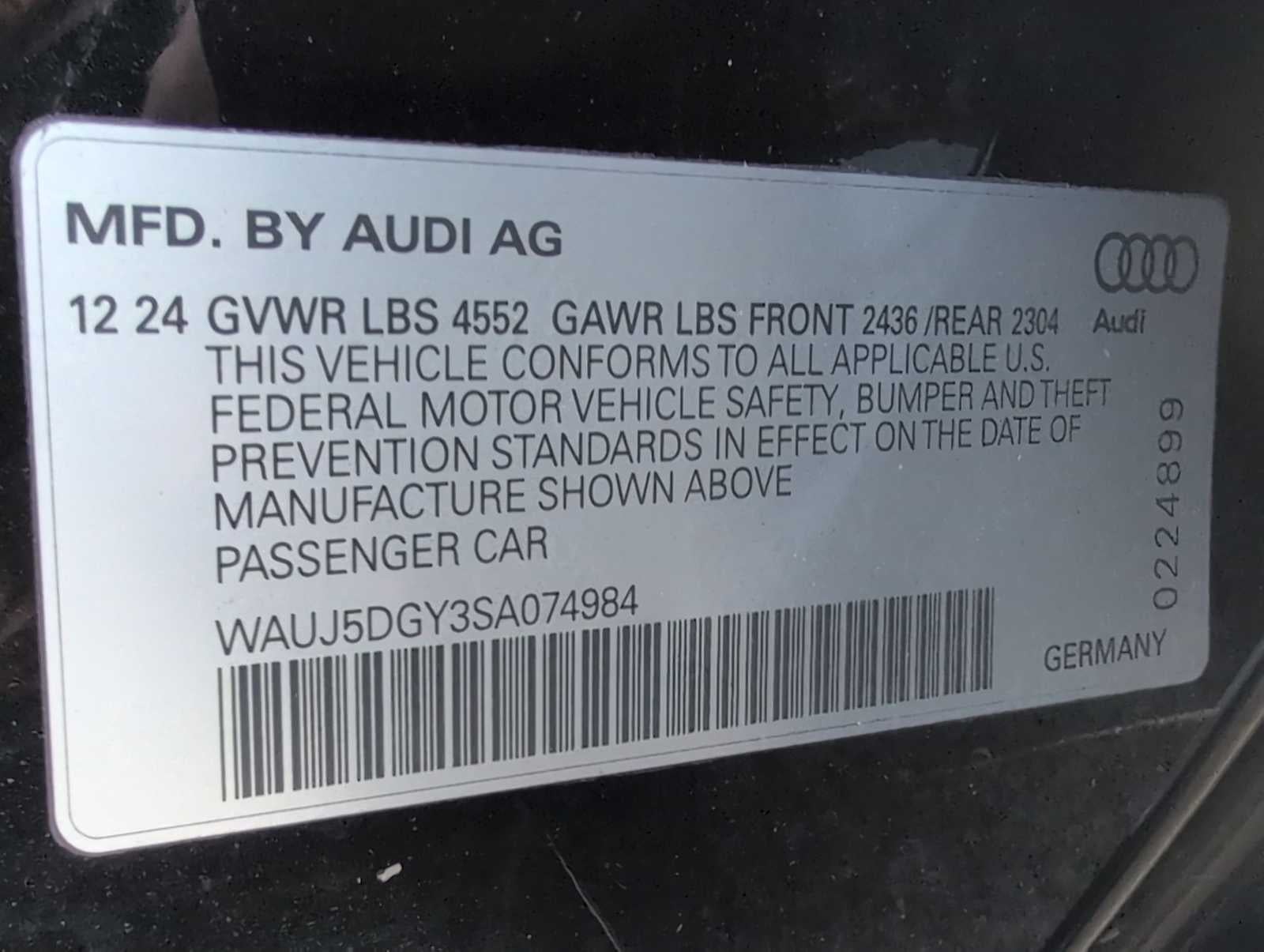 Audi S3 Prestige 2025