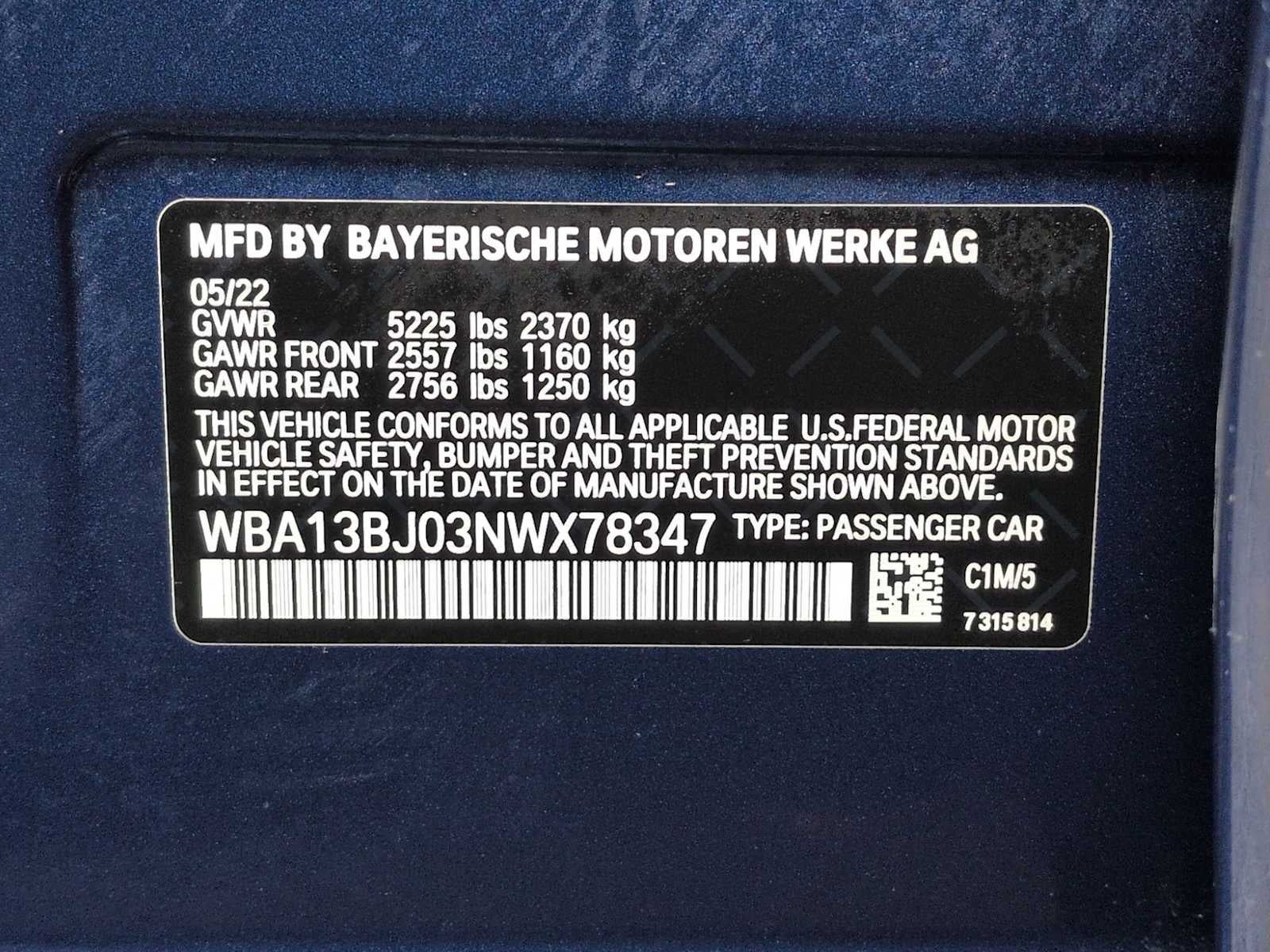 BMW Serie 5 530i xDrive 2022
