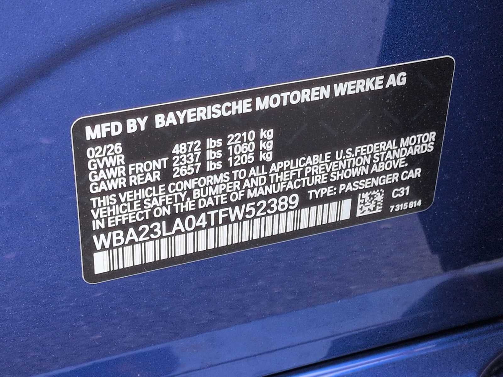 BMW Serie 3 330i xDrive 2026
