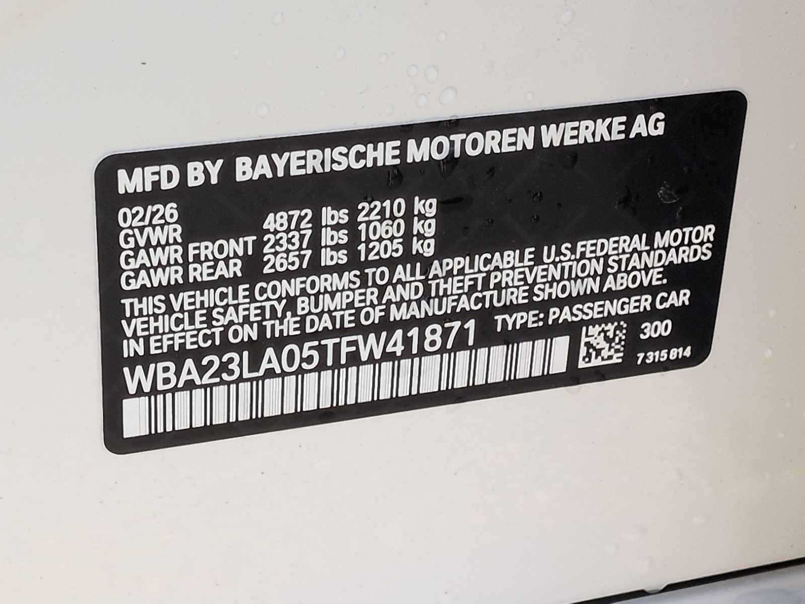 BMW Serie 3 330i xDrive 2026