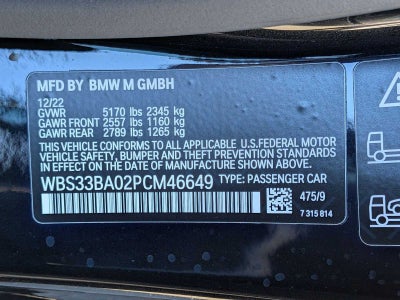 BMW M4 Competition xDrive 2023