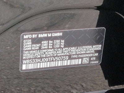 BMW M3 Competition xDrive 2026