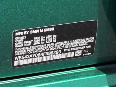 2024 BMW M3 Competition xDrive
