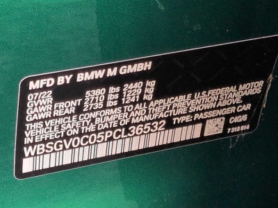 2023 BMW M8 Competición