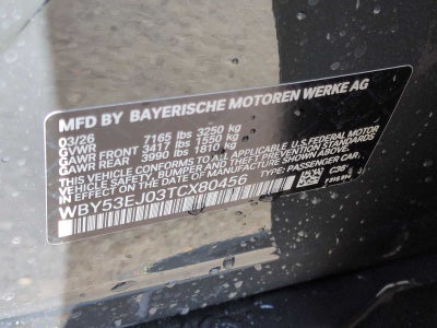 BMW i7 xDrive60 2026