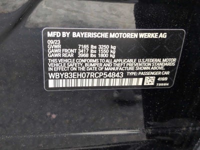 BMW i7 M70 2024