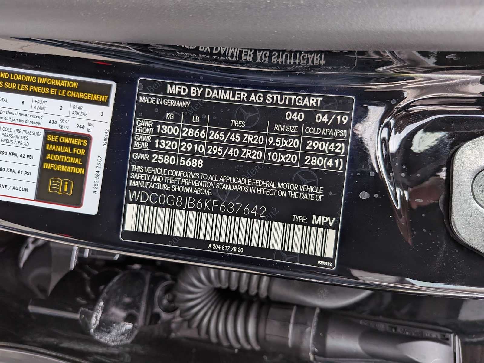 Mercedes-Benz AMG® GLC 63 de 2019