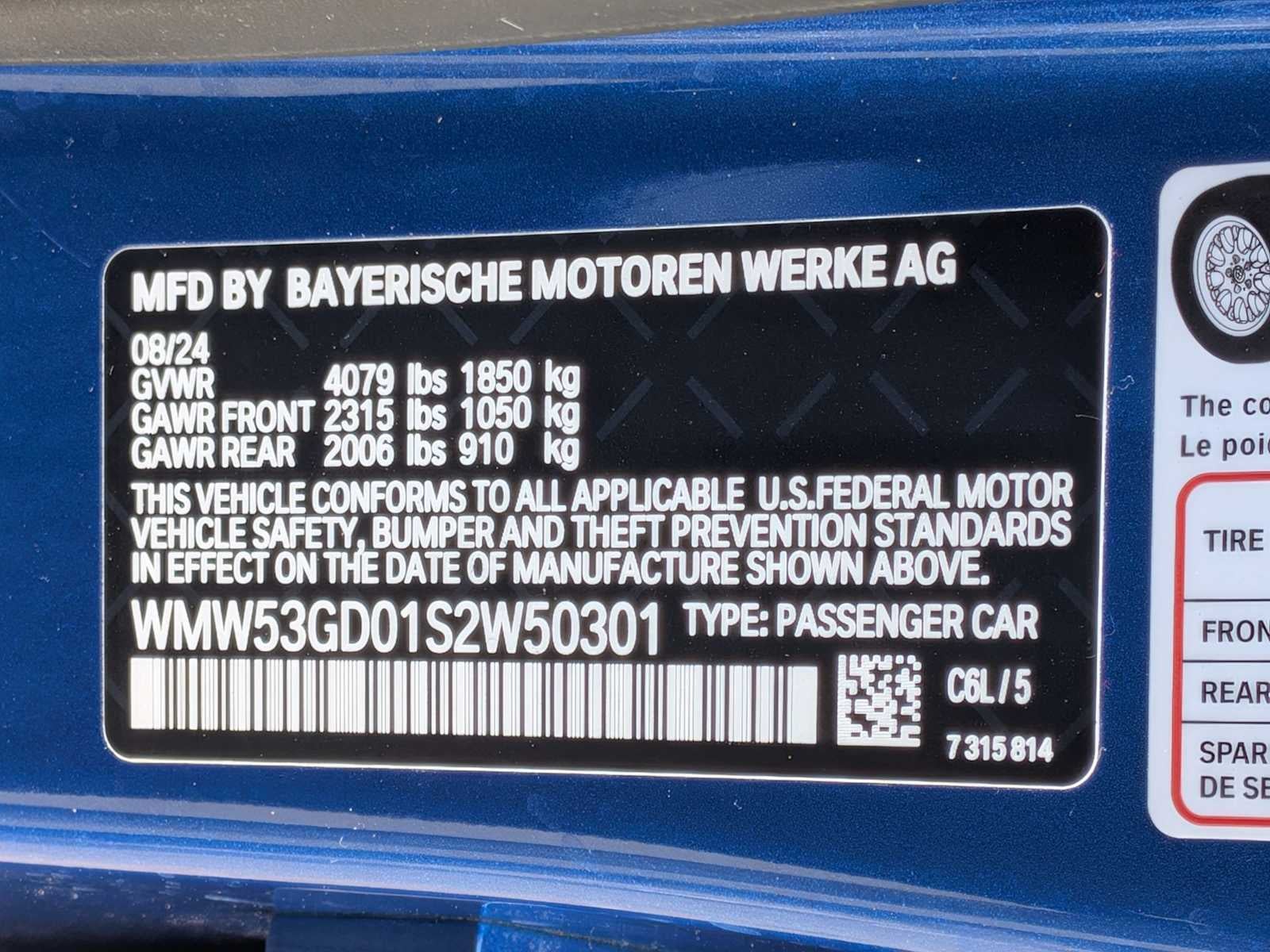 2025 MINI Techo Duro 4 Puertas Cooper S