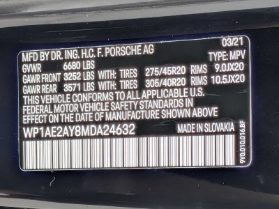Porsche Cayenne E-Hybrid 2021