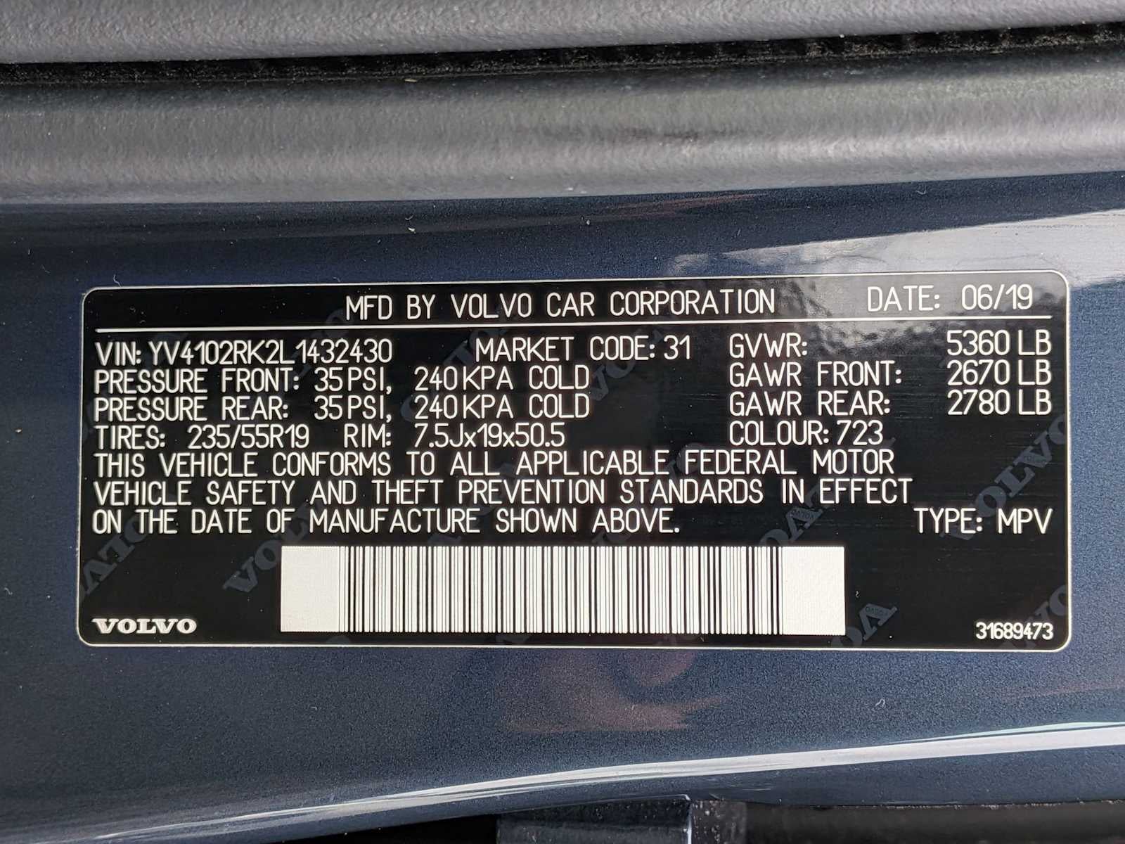 Volvo XC60 Momentum 2020