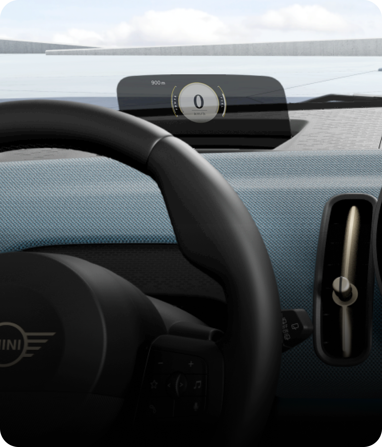 El MINI Head-Up Display del MINI Countryman SE ALL4.