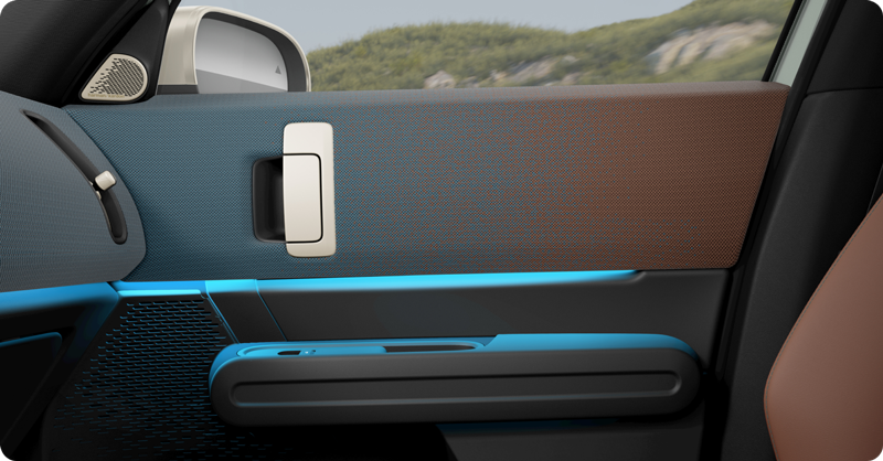 El panel interior de la puerta del MINI Countryman S ALL4.