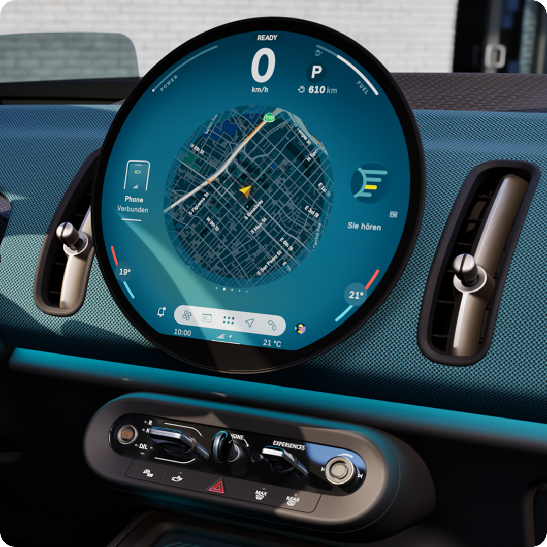 La pantalla MINI OLED.