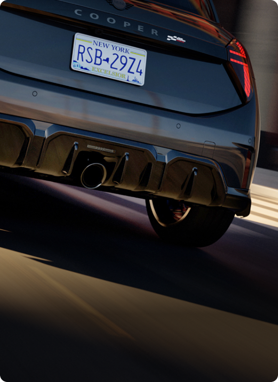 El exterior delantero del MINI JCW 2 Puertas.