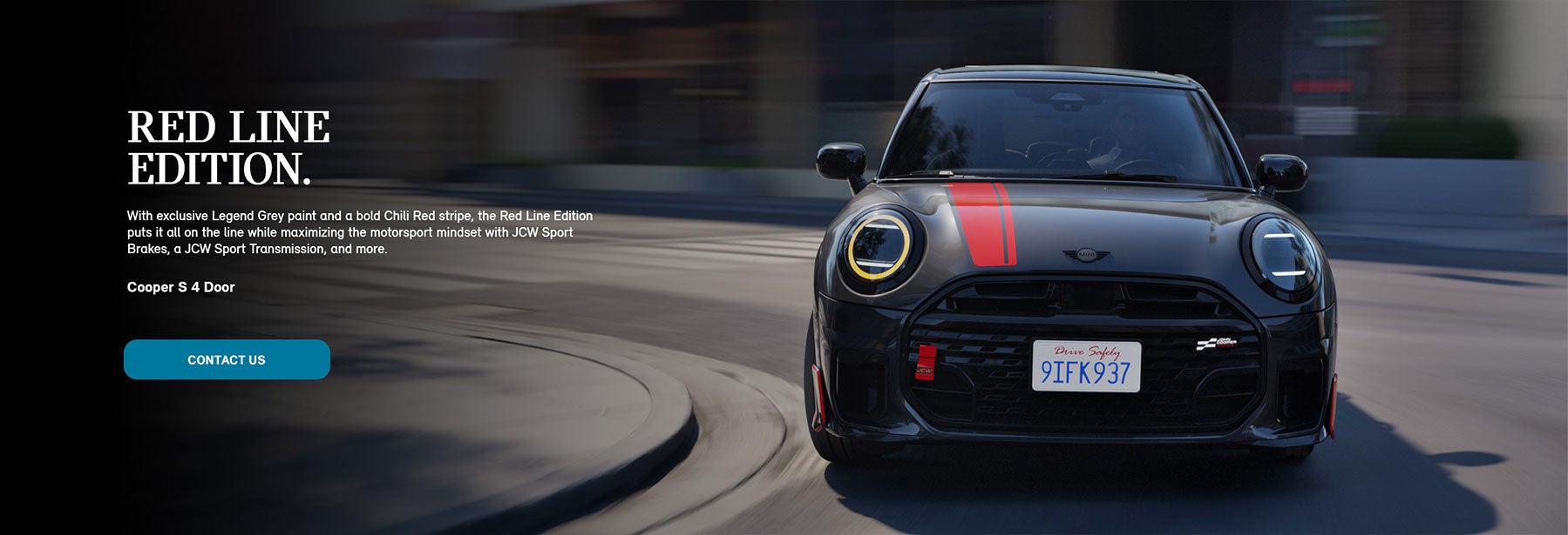 Perfil frontal del Cooper S de 4 puertas de 2026